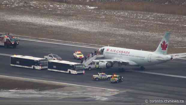 Toronto-bound Air Canada flight declares emergency after wheel falls off during take-off