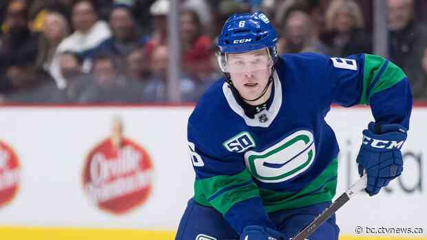 Canucks' Boeser expected to miss rest of regular season with rib cartilage fracture