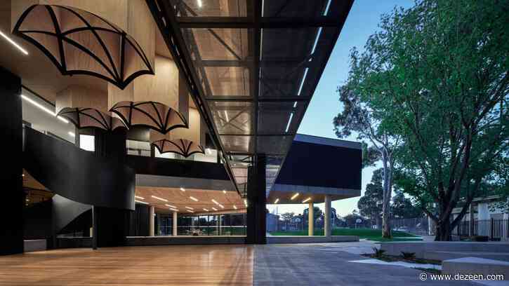 Branch Studio uses plywood and perforated metal for Arts Epicentre