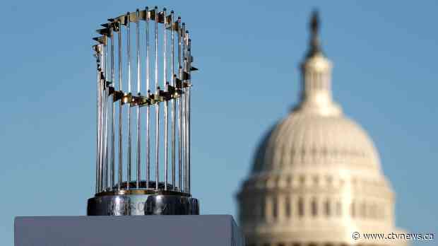 MLB commissioner apologizes for calling World Series trophy 'a piece of metal'