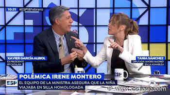 Morbo en Espejo Público: Tania Sánchez sale en defensa de Irene Montero y se lía - ESdiario