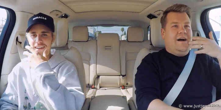 Justin Bieber & James Corden Come Up With 'Yummy' TikTok Dance During 'Carpool Karaoke'