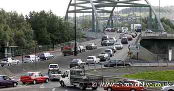 Woman brought to safety after climbing onto wrong side of railings on Scotswood Bridge