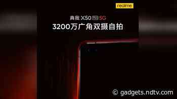 Realme X50 Pro 5G to Pack 32-Megapixel Dual Selfie Camera Setup, Colour Options Revealed