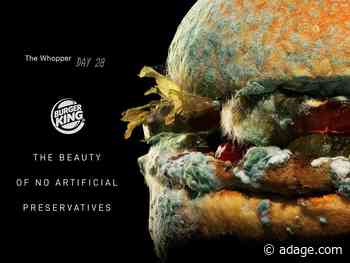 Burger King serves up a disturbingly moldy Whopper to promote going preservative-free