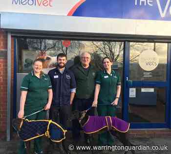 Medivet Warrington raise money for the Greyhound Trust
