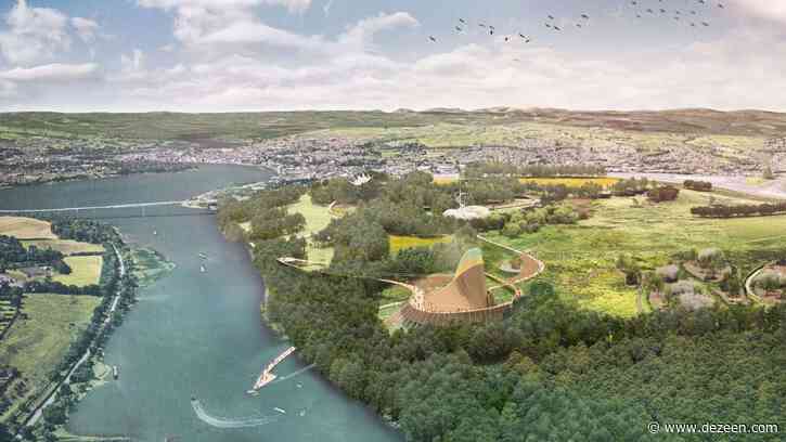 Grimshaw releases visuals of Eden Project Foyle with thatched centrepiece
