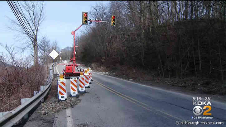 Bunola River Road Reopens After PennDOT Installs Permanent Traffic Light