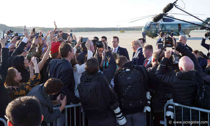 In deep-blue LA, Trump gives faithful a chance to cheer