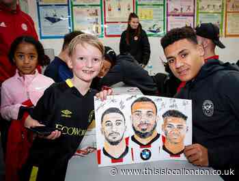 Brentford players make it day to remember for Uxbridge students