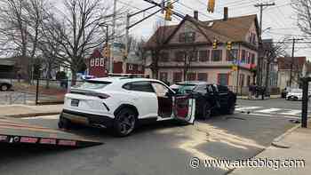 Watch teen thieves crash two stolen Lamborghini Urus SUVs