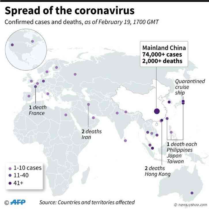 Coronavirus kills two Iranians, first Mideast deaths