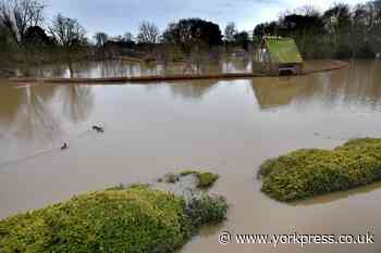 Ouse has fallen to 3.6 metres but could rise again, says agency