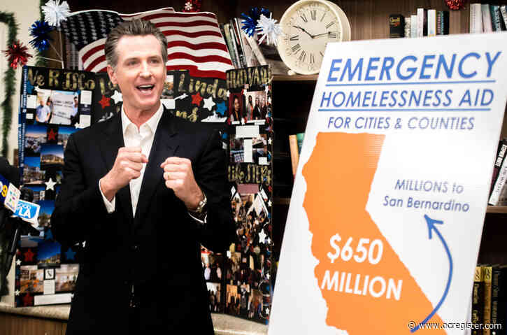 Gov. Gavin Newsom vows action on ‘disgrace’ of homelessness in state