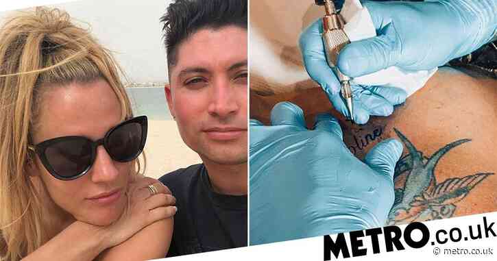 One of Caroline Flack’s closest friends gets tattoo of her name: ‘I will carry you with me every day’