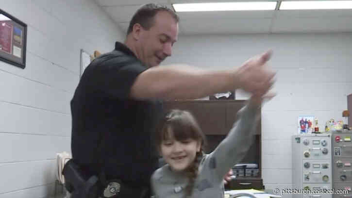 Officer Escorts 8-Year-Old Girl To Father-Daughter Dance After Her Dad Dies