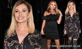 Amy Hart joins co-star Amy Childs at the launch of Celebs Go Dating in London 
