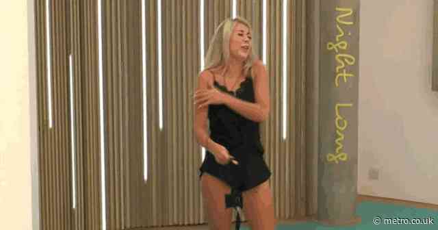 Love Island’s Paige Turley smacks herself in the face with a microphone – becomes classic meme instantly