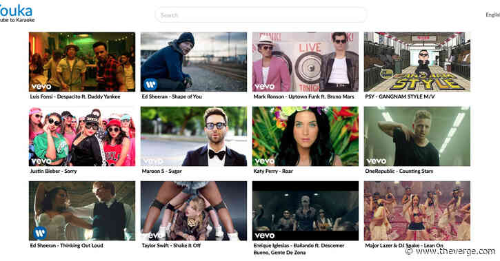 This website creates karaoke song versions of any YouTube video