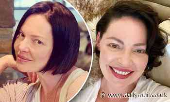 Katherine Heigl flaunts chic hairdo after transforming from blonde to brunette for Netflix series