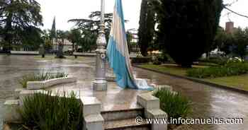 Plaza San Martín: vio la bandera en el suelo y así reaccionó - InfoCañuelas