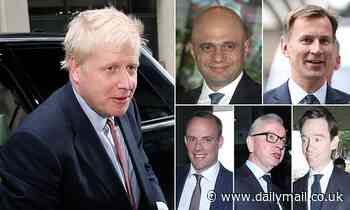 Key leadership rivals Javid, Stewart and Hunt attack Boris 'coronation' plot