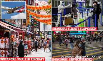Qantas suspends flights to Shanghai, cuts services to Hong Kong, Singapore over coronavirus