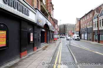 The streets in Warrington with the highest number of crimes