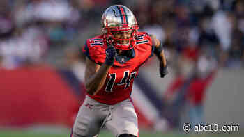 Roughnecks star who made 3 TD grabs wins another XFL award for Houston - KTRK-TV