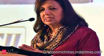 Kiran Mazumdar Shaw wins EY Entrepreneur of the year award - Economic Times