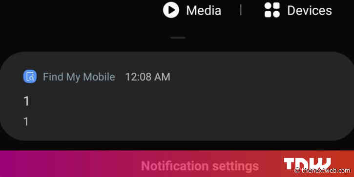Samsung blasted Galaxy users with bizarre ‘Find My Mobile’ push notifications