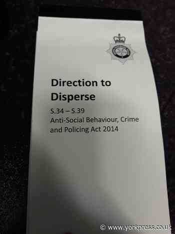 Dispersal orders issued to youths in Foxwood after anti-social behaviour