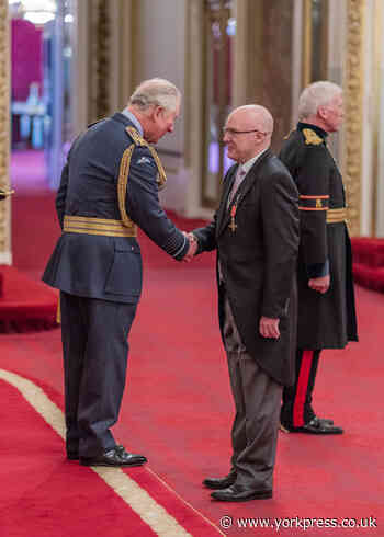 Ebor Academy chief, Richard Ludlow, collects OBE from Prince Charles