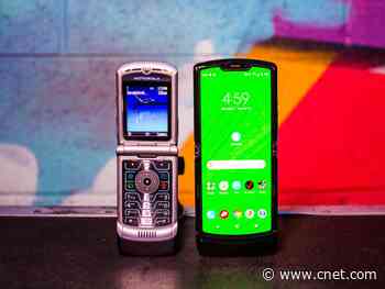 Motorola Razr showdown: Original V3 vs. the new foldable screen one     - CNET