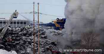 'Major progress has been made' battling Becker recycling plant fire
