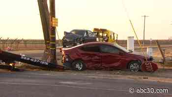 Woman dies after two-car crash in Fresno County