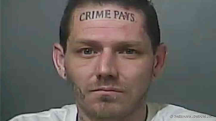 Man With ‘CRIME PAYS’ Tattooed Across His Forehead Arrested Again After Police Chase