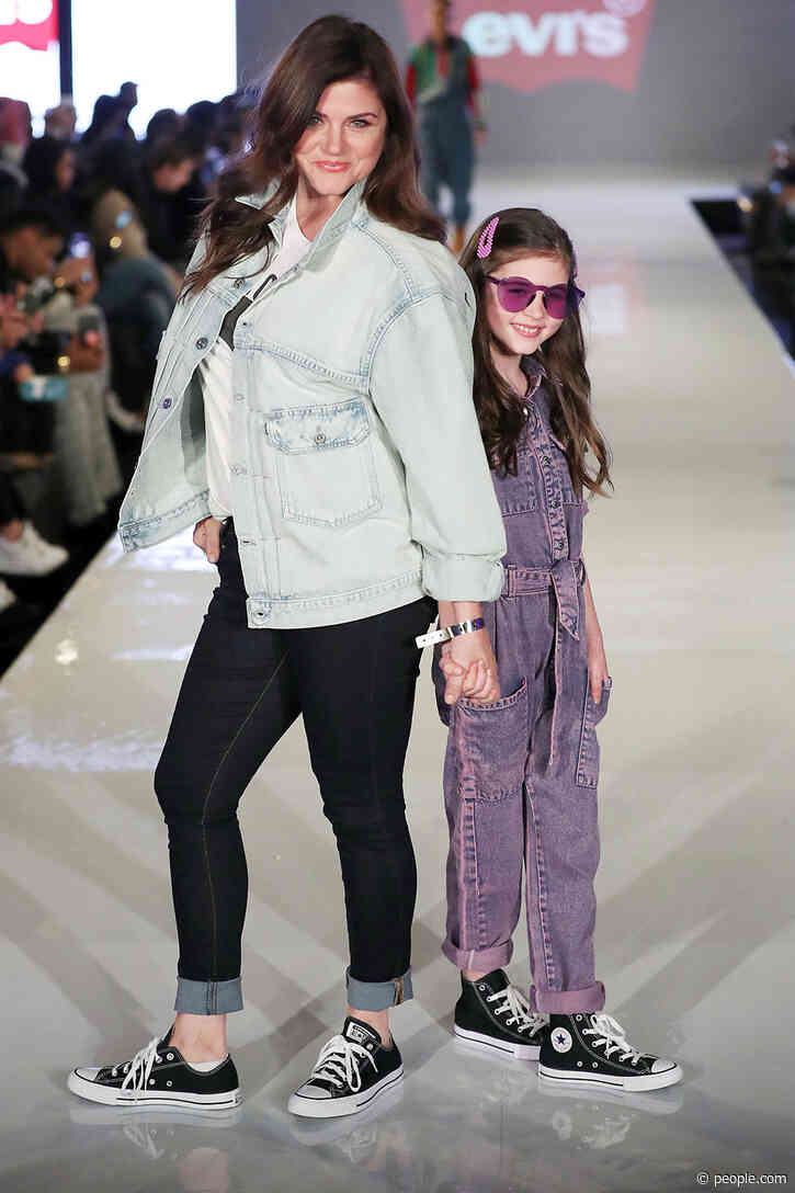 Tiffani Thiessen and Daughter Harper Strut Their Stuff at 11th Annual Rookie USA Fashion Show