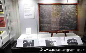 Derry Girls blackboard featured in new Ulster Museum exhibition examining Catholic and Protestant stereotypes