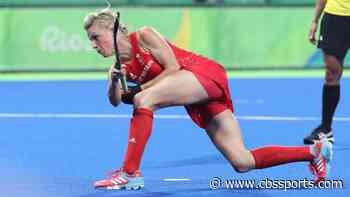 Gold medal field hockey player retires due to injuries sustained while laughing at a joke