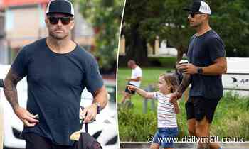 Steve 'Commando' Willis spends the day with his son Axel in Sydney
