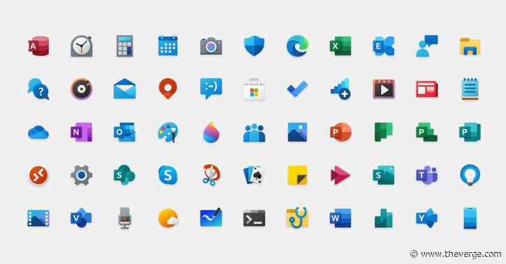 This is how Microsoft designed its new colorful Windows 10 icons