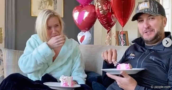 Luke Bryan's Wife Caroline Had the Flu for Valentine's — but He Saved the Day with an Ice Cream Cake