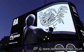 Pablo Picasso lights up Piccadilly in rarely-seen art film footage