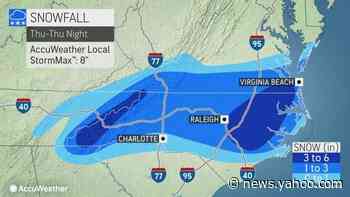 More than 12M in Southeast bracing for snowstorm; Charlotte, Raleigh under winter weather alerts