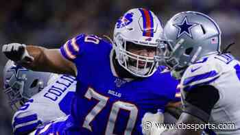 Cody Ford announces NFL reduced fine for illegal blindside block, money raised by Bills fans going to charity