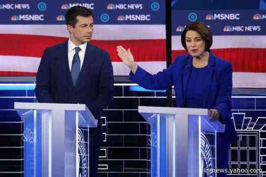 Amy Klobuchar blanks Pete Buttigieg and avoids shaking his hand at the end of Democratic debate