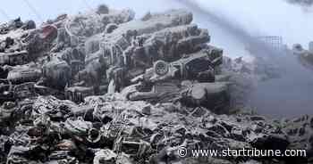 Firefighters finally contain intense blaze at Becker recycling plant