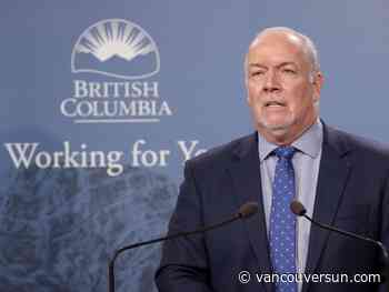Vaughn Palmer: Horgan's pipeline patience running out, refuses to cave to 'minority'
