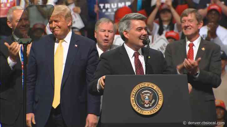 Pres. Trump Campaigns With Sen. Cory Gardner In Colorado Springs
